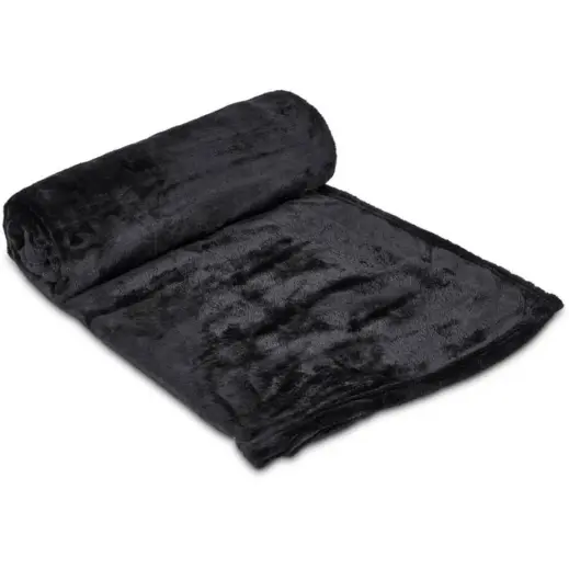 Serendipio Huron Fleece Blanket Black